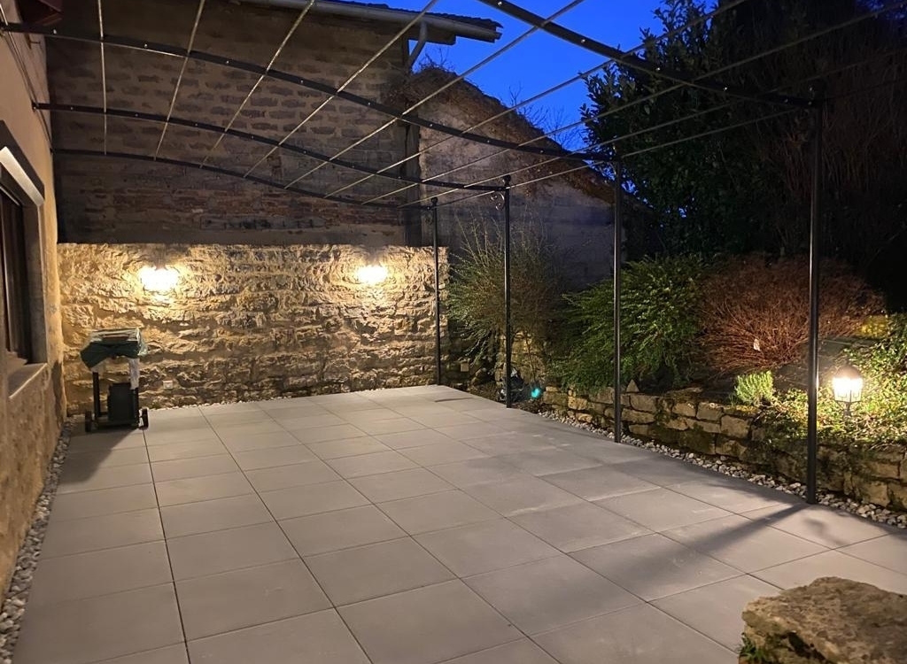 Ralisation Terrasse en dallage  Bny cre le 18/05/2020