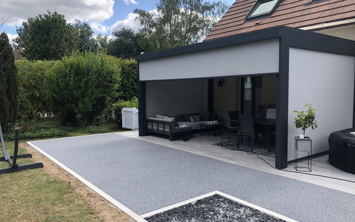 Ralisation Terrasse en Hydrostar   Roinville conue le 08/09/2020