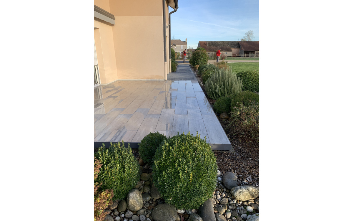 Conception Terrasse en pavage dallage et terrasse sur plots  DIJON ralise le 15/10/2020