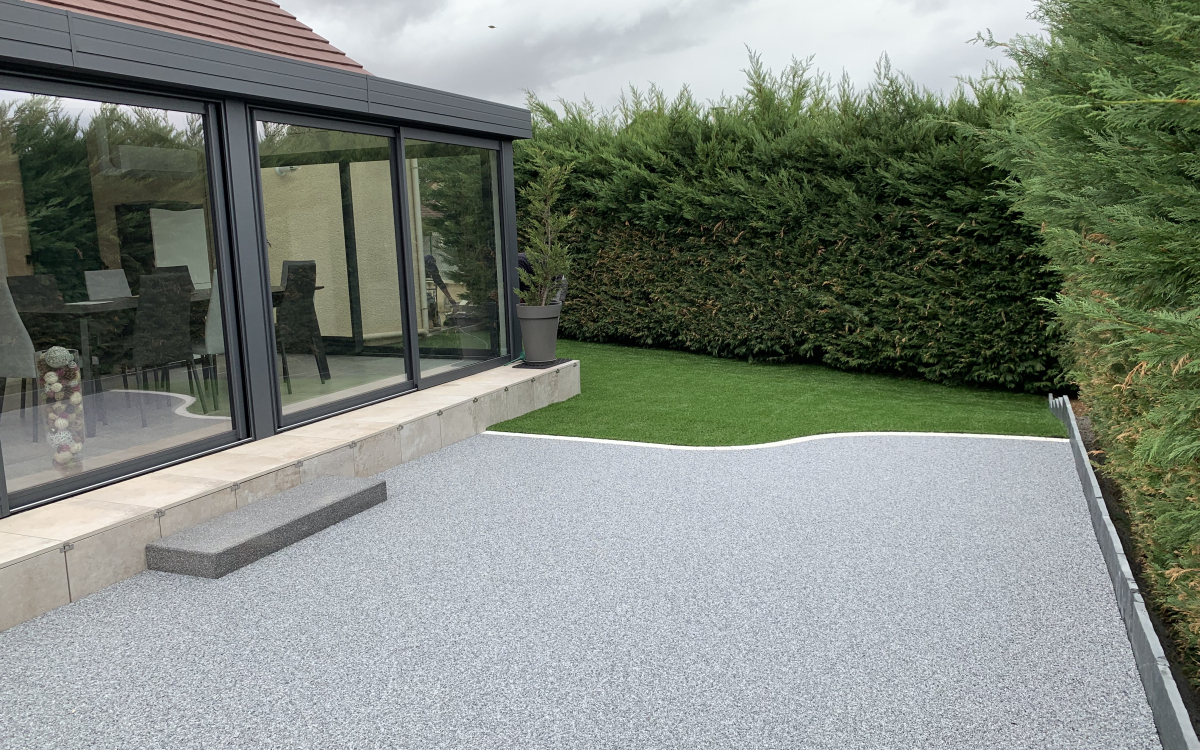 Cration Terrasse en Dm green et Hydrostar  DIJON ralise le 19/10/2020