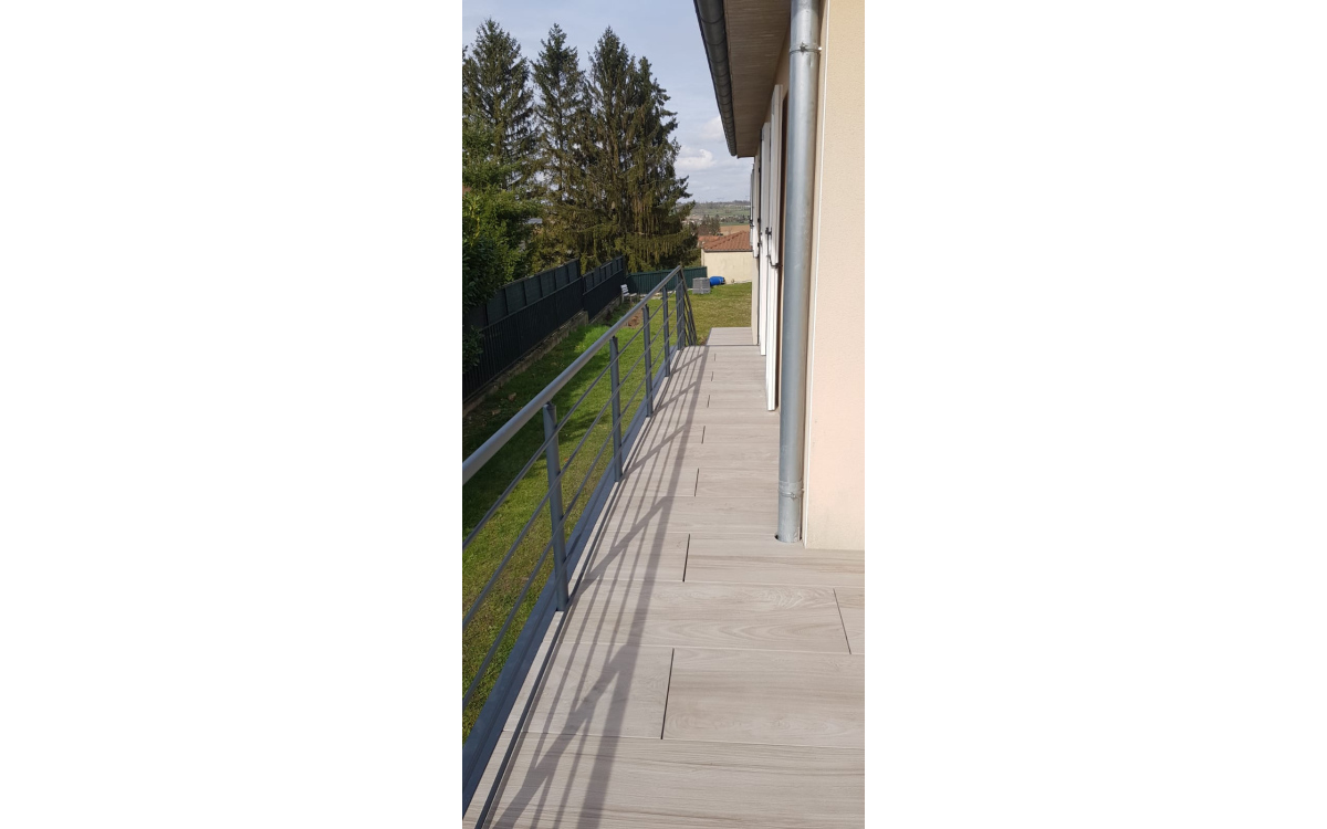 Cration Terrasse en pavage dallage et terrasse sur plots   DIEMOZ