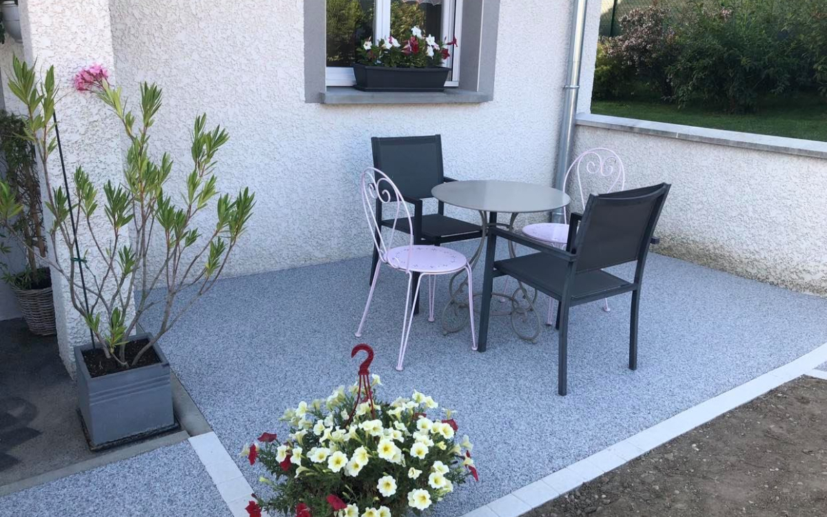 Ralisation Terrasse en Hydrostar  Cessieu