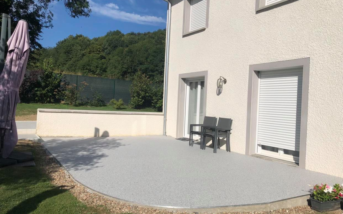 Ralisation Terrasse en Hydrostar  Cessieu