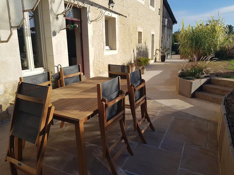 Cration Terrasse en Dallage  Bretteville sur laize ralise le 12/11/2020