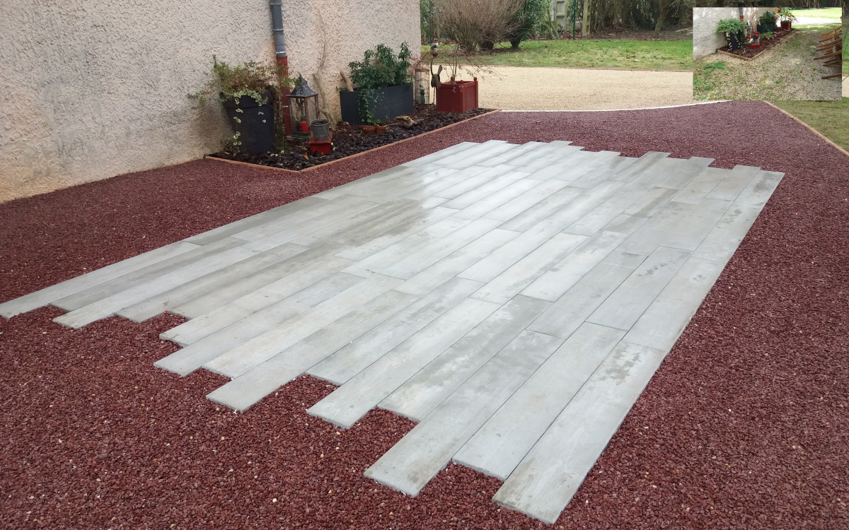 Cration Terrasse en Boib  Saint-Jean-de-Thurigneux conue le 26/02/2018