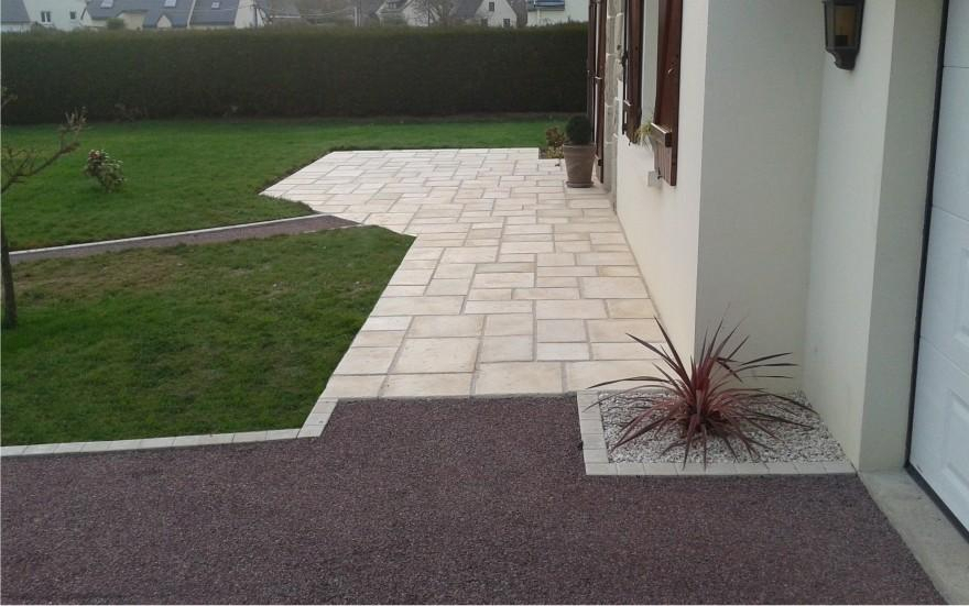 Ralisation Terrasse en dallage  Saint Brieuc cre le 01/05/2025