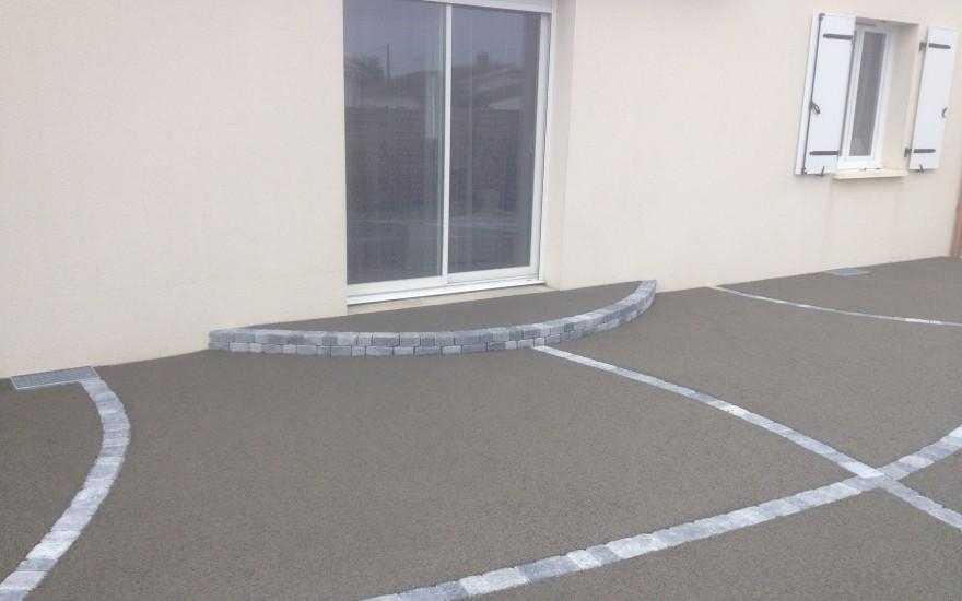 Cration Terrasse en bton poreux  Rochefort conue le 30/04/2025