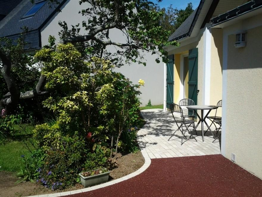 Ralisation Terrasse en pav La Couture  Lorient conue le 30/04/2025