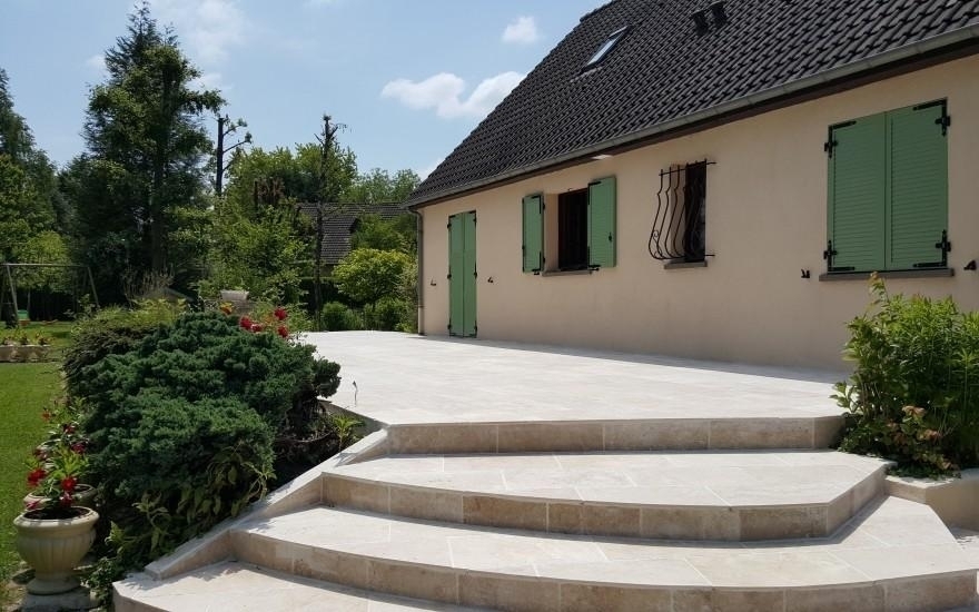 Cration Terrasse en dallage  Raimbouillet ralise le 01/05/2025