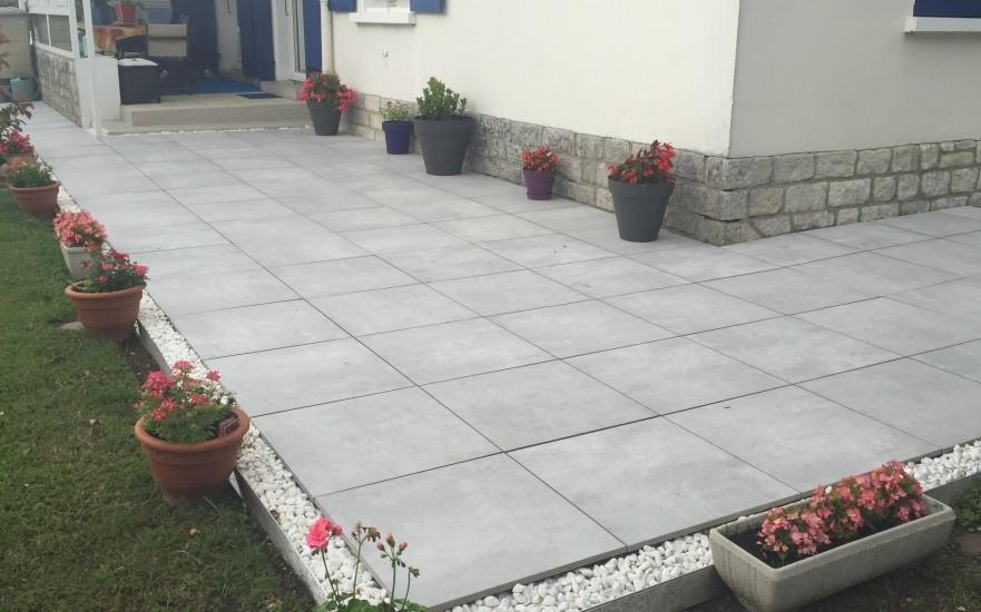 Conception Terrasse en dallage � Tonnay Charente r�alis�e le 13/12/2025