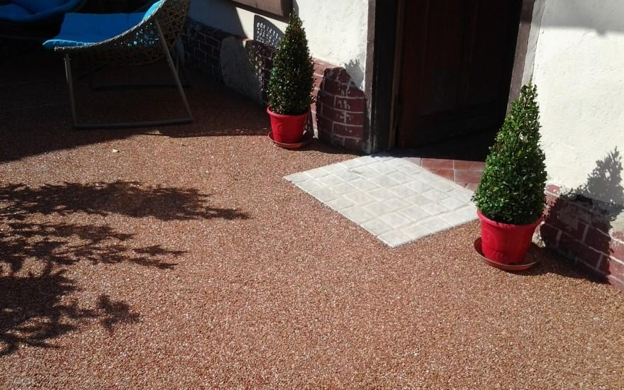 Conception Terrasse en Hydrostar et pavage  Troussencourt