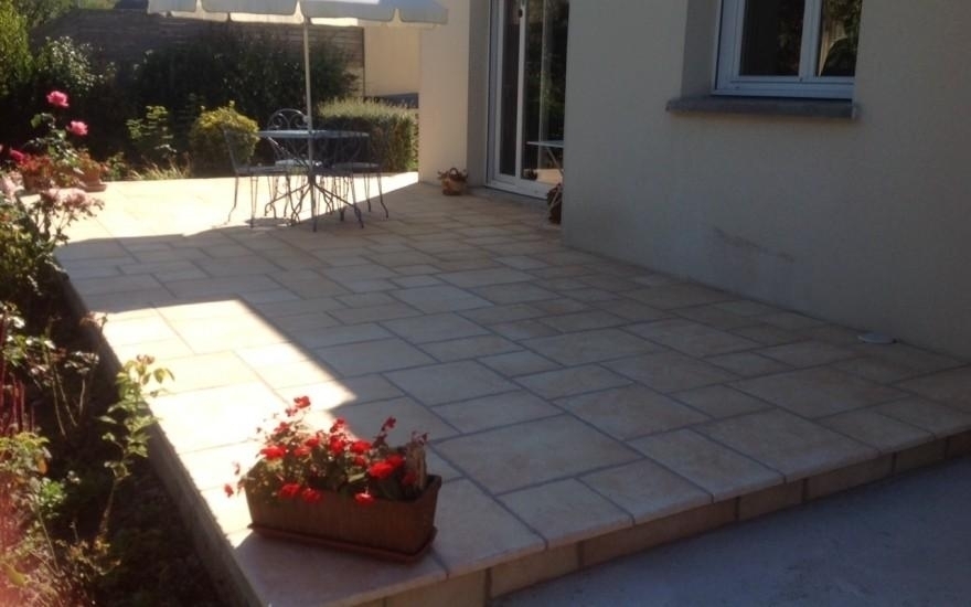 Cration Terrasse en dallage  Quimper conue le 01/05/2025