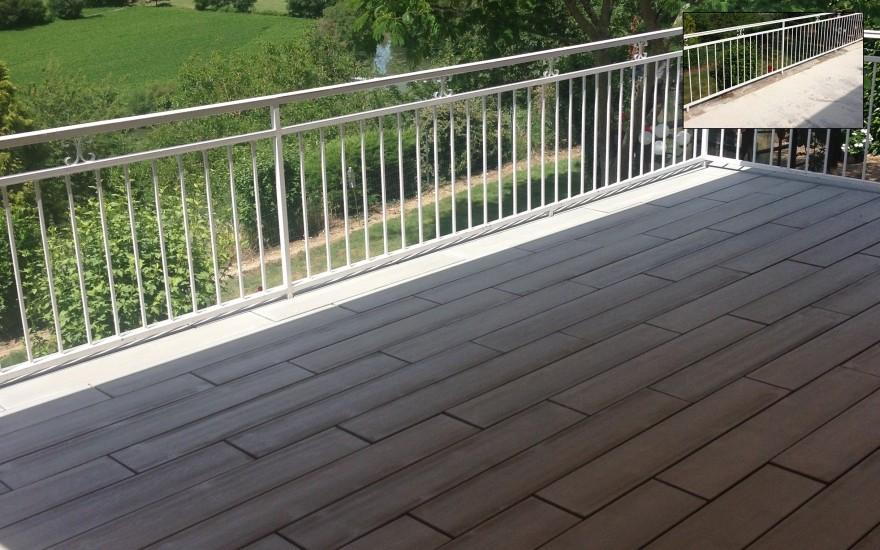 Ralisation Terrasse en Boib  Trlaz