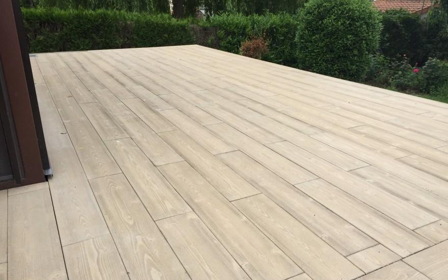 Cration Terrasse en Boib  Andrez