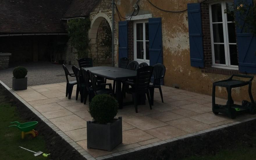 Conception Terrasse en dallage  Frtigny