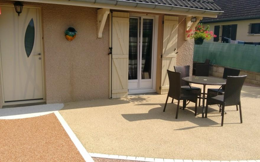 Cration Terrasse en Minralstar  Demigny ralise le 31/05/2025