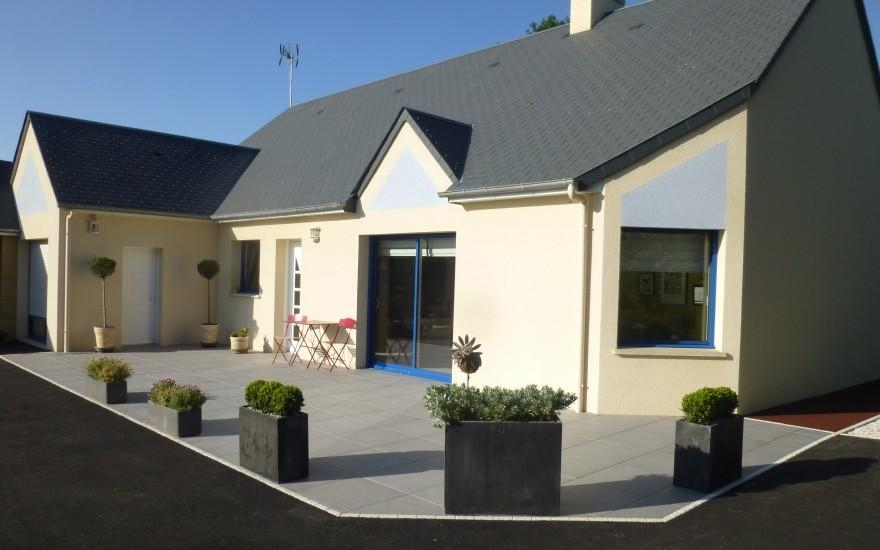Conception Terrasse en dallage  Champeaux