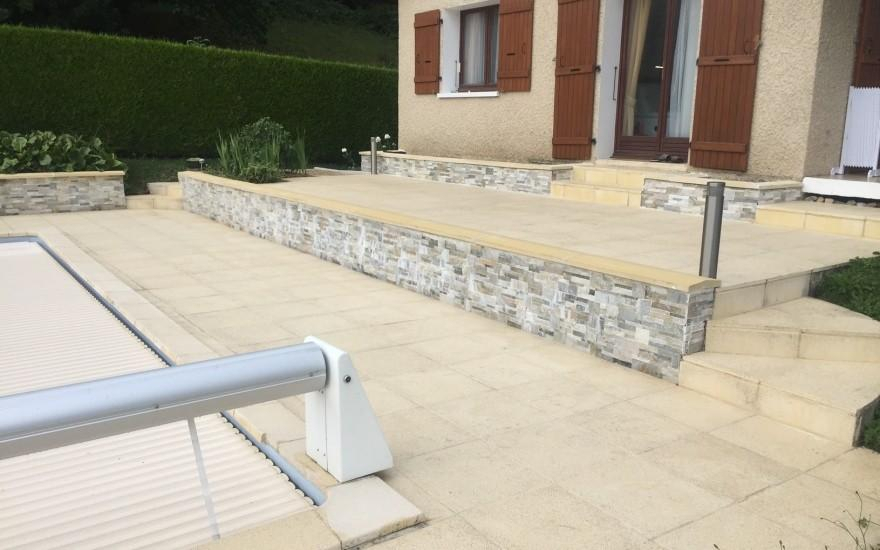 Cration Terrasse en dallage  Lathuile conue le 01/05/2025