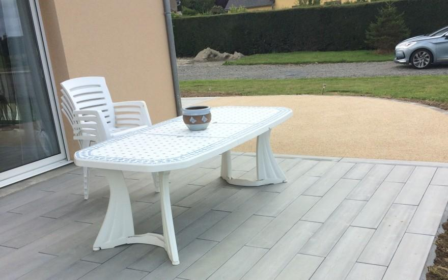 Conception Terrasse en Boib  Muneville-sur-Mer cre le 18/04/2024