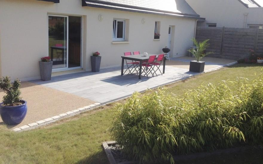 Conception Terrasse en Boib et Hydrostar  Planguenoual