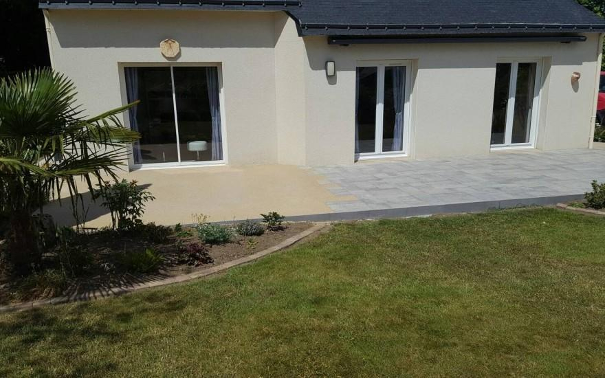 Conception Terrasse en Minralstar et dallage  Auray cre le 01/05/2025