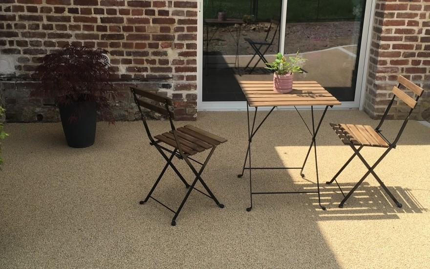 Ralisation Terrasse en Minralstar  Glos-la-Ferrire cre le 01/05/2025