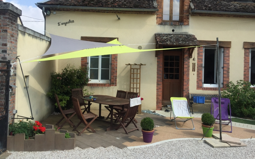 Cration Terrasse en Boib  Sens ralise le 30/04/2025
