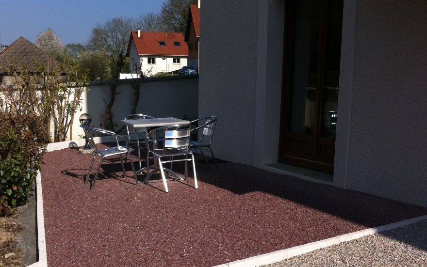 Cration Terrasse en Alvostar  Izeaux conue le 25/04/2024