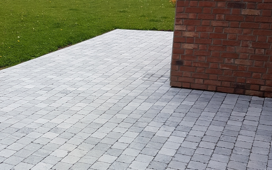 Cration Terrasse en pavage  Nieppe conue le 30/04/2025