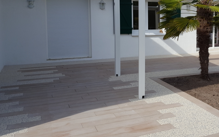 Cration Terrasse en Boib et Hydrostar  Urcuit ralise le 30/04/2025