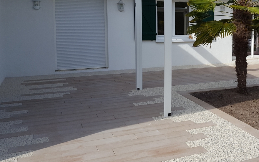 Cration Terrasse en Boib et Hydrostar  Urcuit