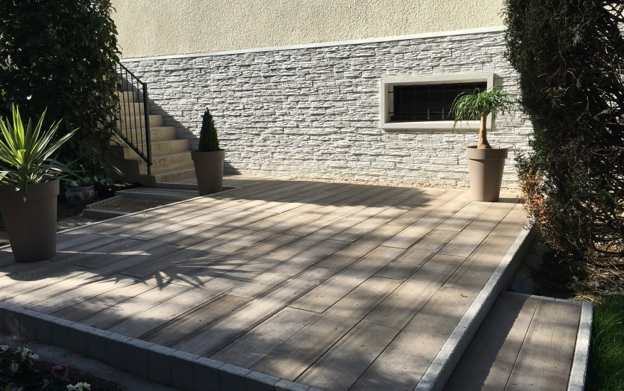 Cration Terrasse en Boib  Joze conue le 01/05/2025