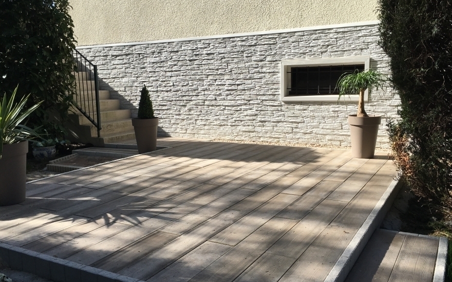 Cration Terrasse en Boib  Joze