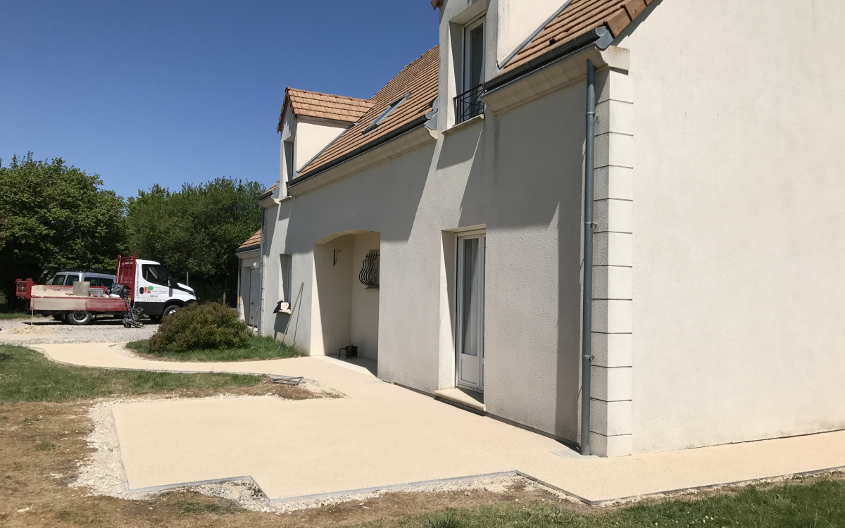 Ralisation Terrasse en Minralstar  Allainville cre le 30/04/2025