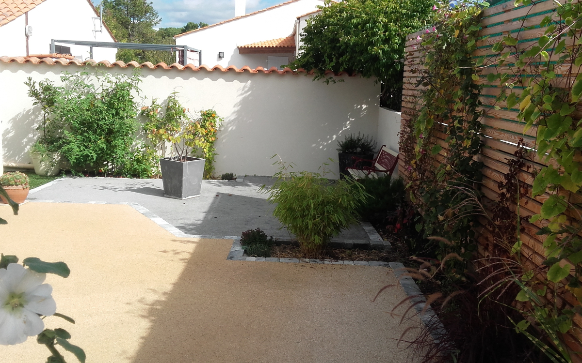 Ralisation Terrasse en Minralstar  La Tranche-sur-Mer conue le 30/04/2025