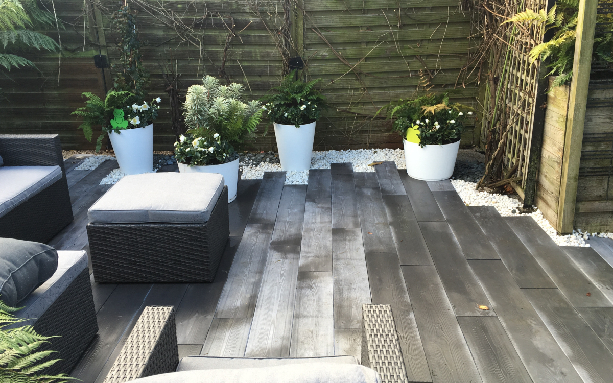 Cration Terrasse en Boib  Juignettes