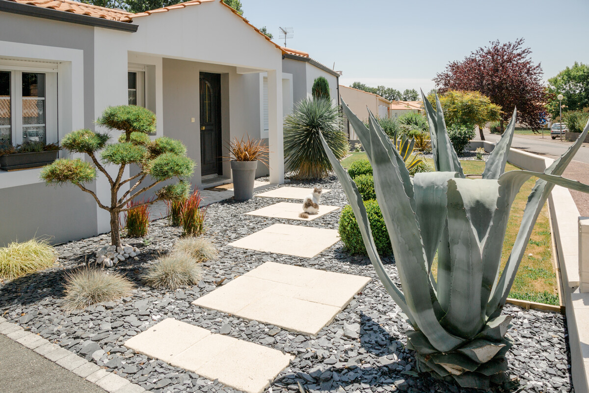 Am&eacute;nagement d'entr&eacute;e de maison par Daniel Moquet