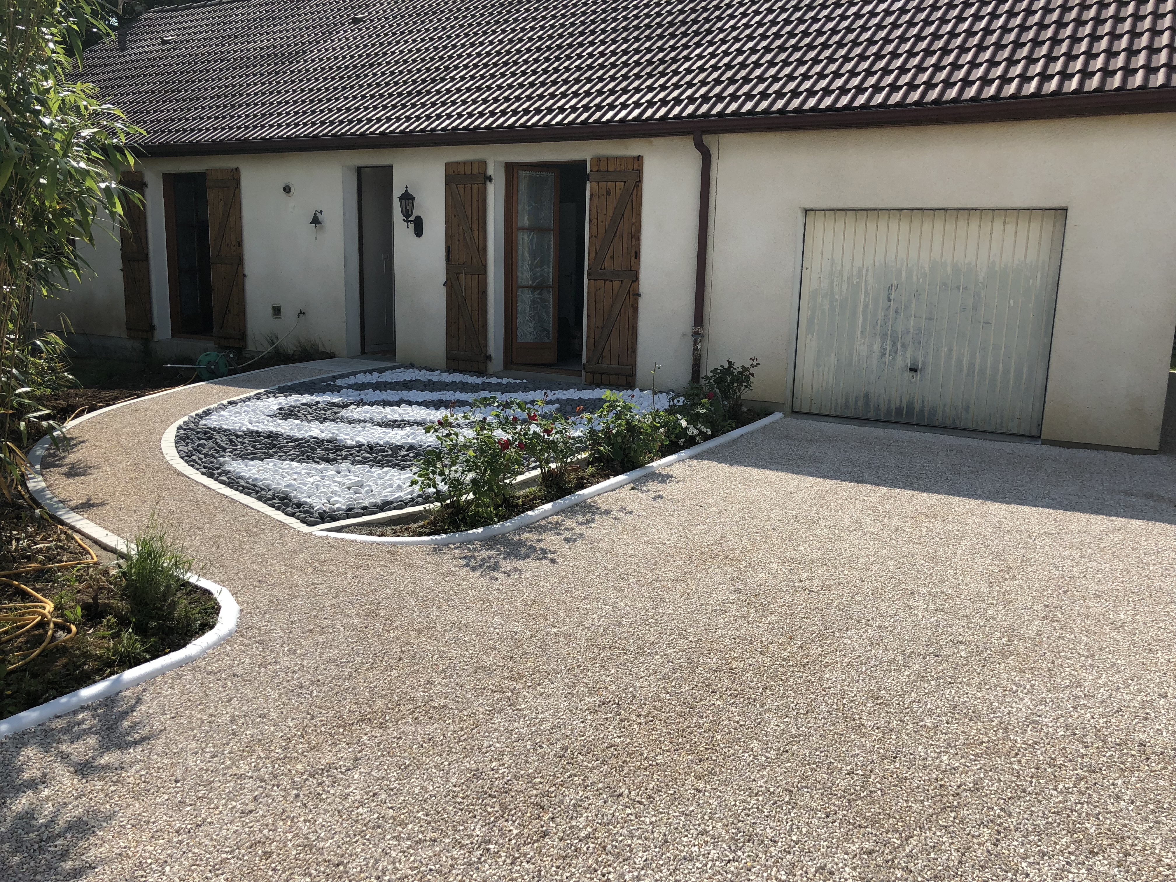 Ralisation Alle de garage en Alvostar - Entreprise Carpentier - Essonne conue le 15/01/2019