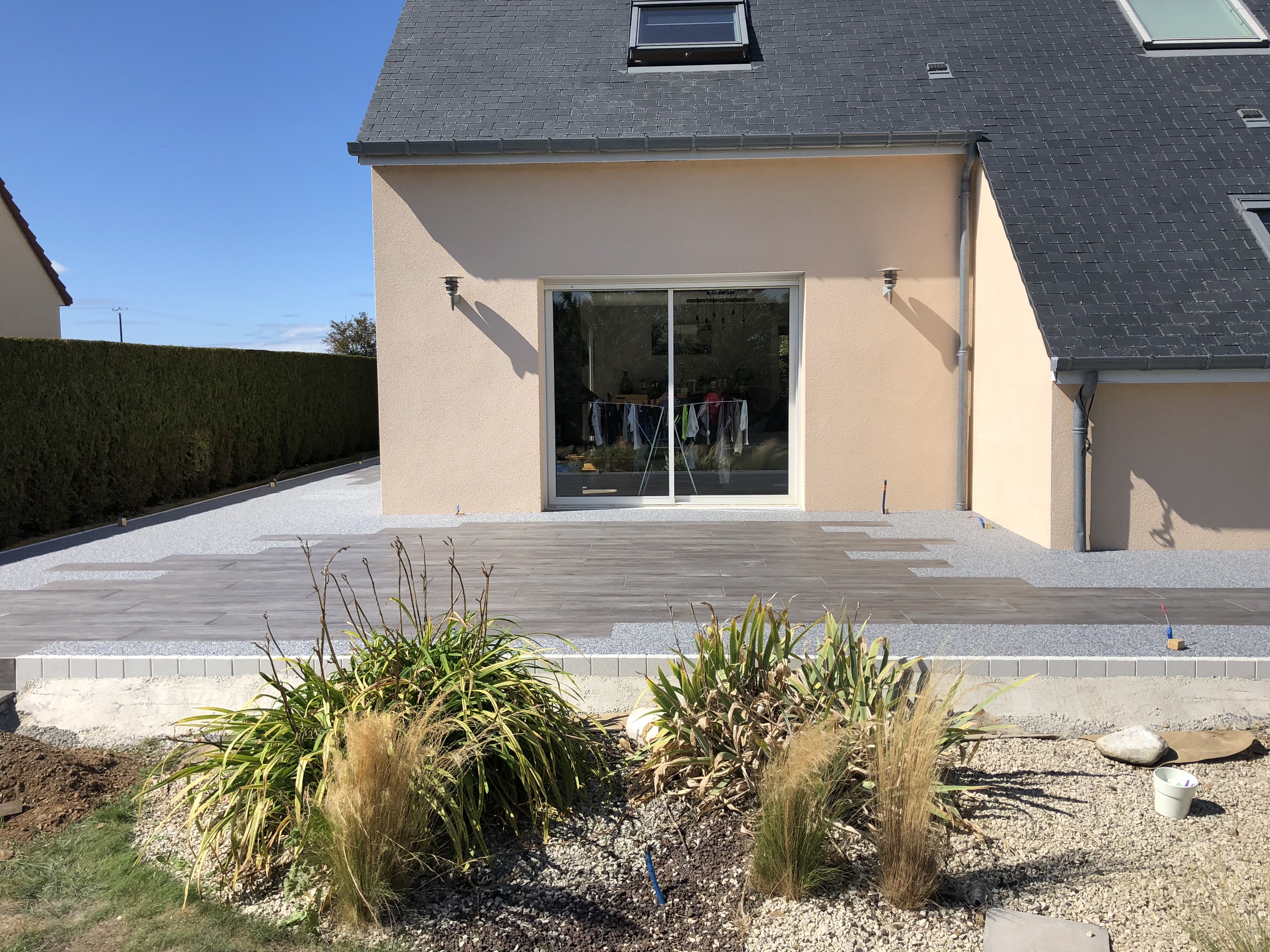 Cration Terrasse en Boib - Entreprise Hbert - Manche conue le 25/02/2019