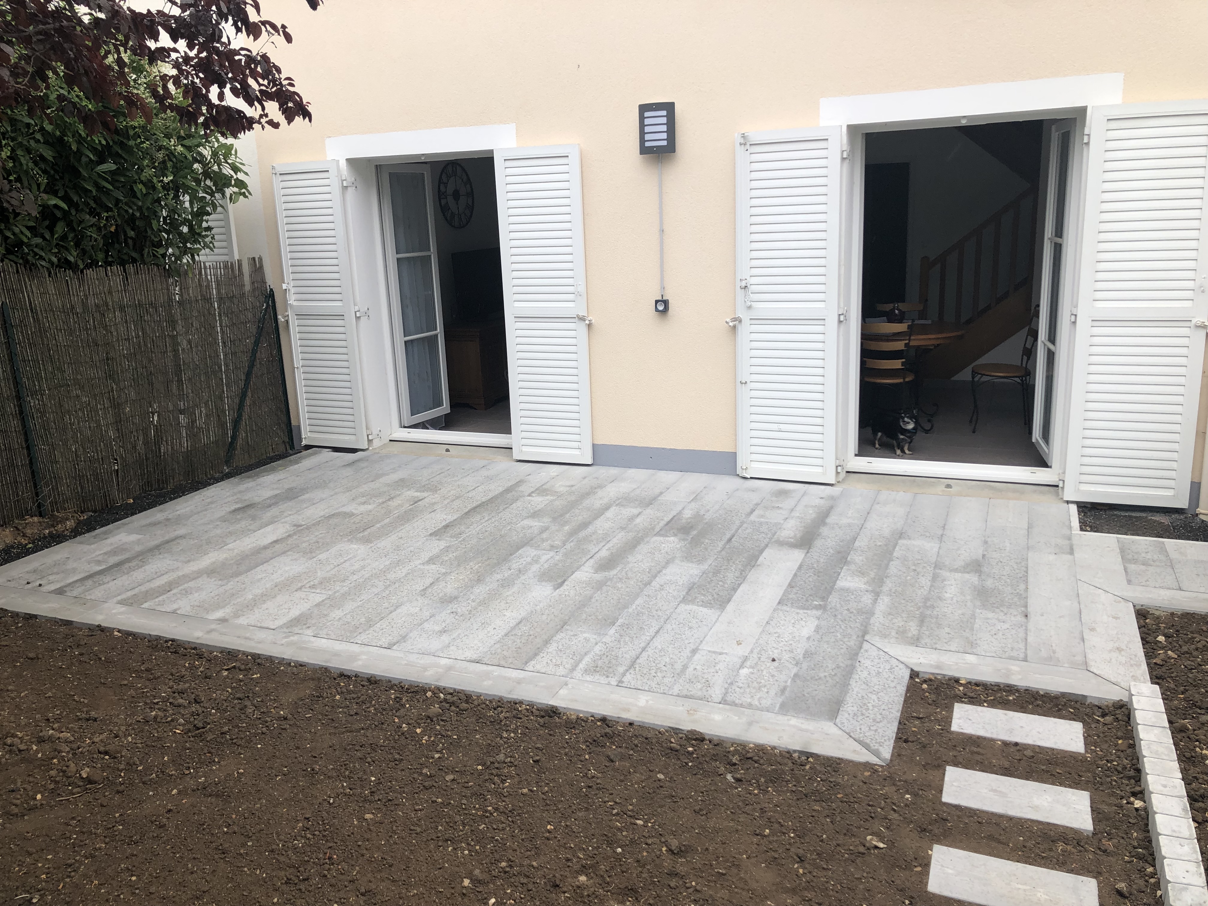 Cration Terrasse en dallage   Blois ralise le 20/09/2019