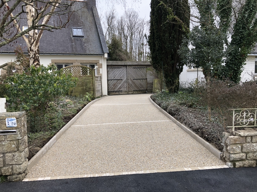 Un changement radical pour une all&eacute;e propre et facile d'entretien ! 