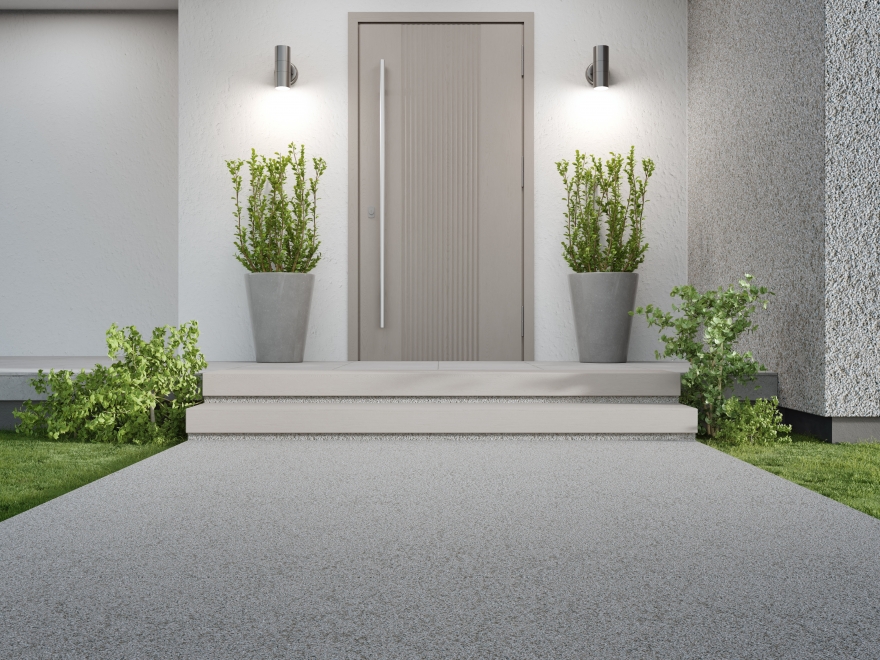 Belle entrée moderne