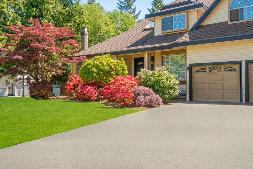 Entr&eacute;e en pente