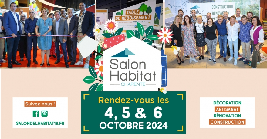 Rendez-vous au salon de l'Habitat d'Angoulême !