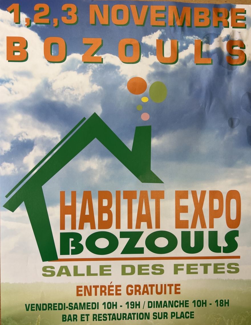 Rendez vous à l'Habitat Expo de Bozouls ! 