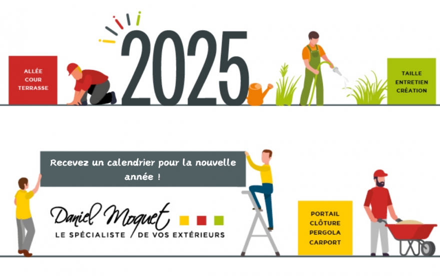 Recevez dès maintenant votre calendrier pour l'année 2025 !
