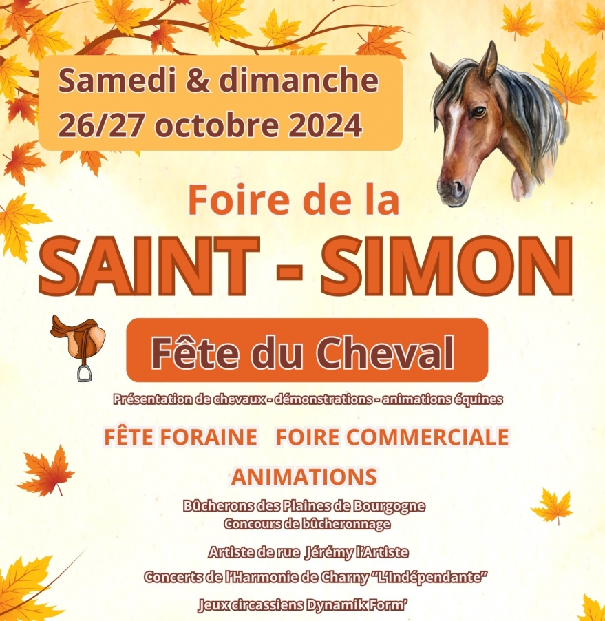 Rendez-vous à la Foire de la Saint-Simon !