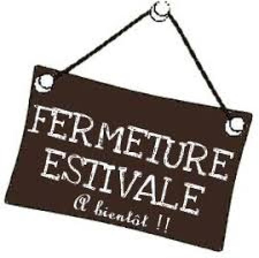 Fermeture estivale : on se retrouve bientôt ! 