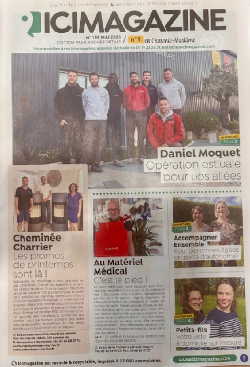 L'entreprise Pradeau à l'honneur dans Ici Magazine !