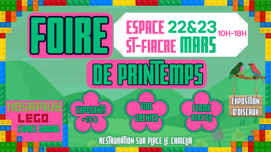 Rendez-vous au Foire de Printemps 2025 !